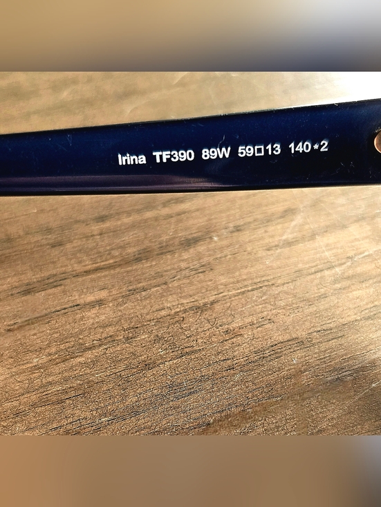 ☀️ Tom Ford Irina FT390 Turquoise Acetate Frame Gradient Sunglasses main image 11